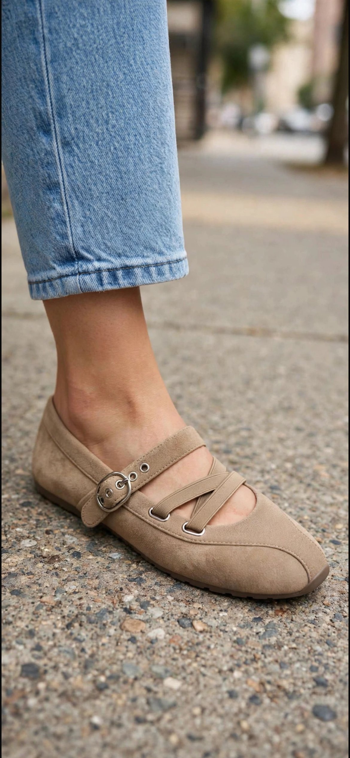 Bailarina sport taupe